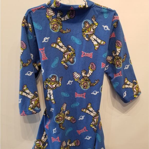 Disney Buzz Boy's Blue Robe Size L ( 8-10) - Picture 5 of 10